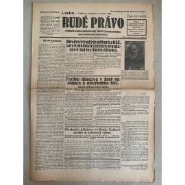 Rudé právo (3.2.1929) - 1. republika, staré noviny