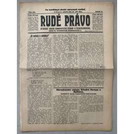 Rudé právo (20.9.1924) - 1. republika, staré noviny