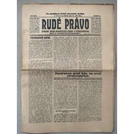 Rudé právo (18.9.1924) - 1. republika, staré noviny