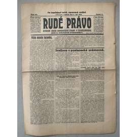 Rudé právo (6.9.1924) - 1. republika, staré noviny
