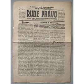 Rudé právo (12.9.1924) - 1. republika, staré noviny