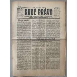 Rudé právo (29.1.1926) - 1. republika, staré noviny