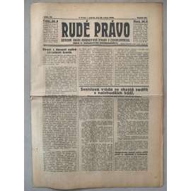 Rudé právo (30.1.1926) - 1. republika, staré noviny