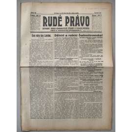 Rudé právo (21.1.1926) - 1. republika, staré noviny