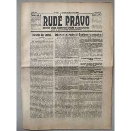 Rudé právo (21.1.1926) - 1. republika, staré noviny