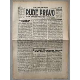 Rudé právo (20.1.1926) - 1. republika, staré noviny