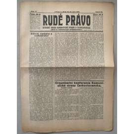 Rudé právo (20.1.1926) - 1. republika, staré noviny