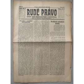 Rudé právo (13.1.1926) - 1. republika, staré noviny