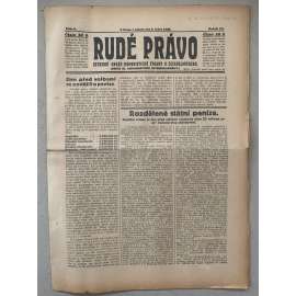Rudé právo (9.1.1926) - 1. republika, staré noviny