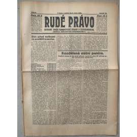 Rudé právo (9.1.1926) - 1. republika, staré noviny