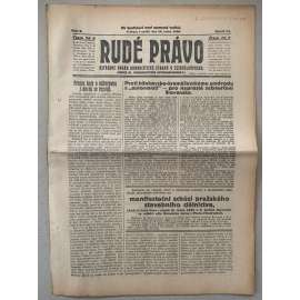 Rudé právo (10.1.1926) - 1. republika, staré noviny