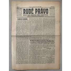 Rudé právo (6.1.1926) - 1. republika, staré noviny