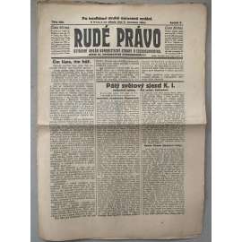 Rudé právo (9.7.1924) - 1. republika, staré noviny
