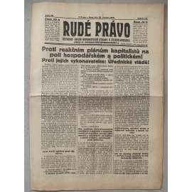 Rudé právo (23.3.1926) - 1. republika, staré noviny