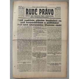 Rudé právo (23.3.1926) - 1. republika, staré noviny