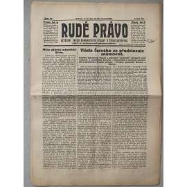 Rudé právo (25.3.1926) - 1. republika, staré noviny