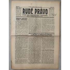 Rudé právo (26.3.1926) - 1. republika, staré noviny