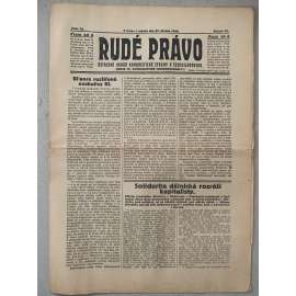 Rudé právo (28.3.1926) - 1. republika, staré noviny