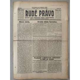 Rudé právo (19.3.1926) - 1. republika, staré noviny