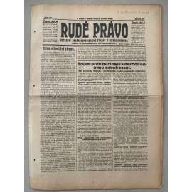 Rudé právo (13.3.1926) - 1. republika, staré noviny
