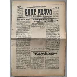 Rudé právo (7.2.1926) - 1. republika, staré noviny