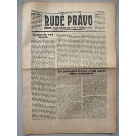 Rudé právo (9.2.1926) - 1. republika, staré noviny