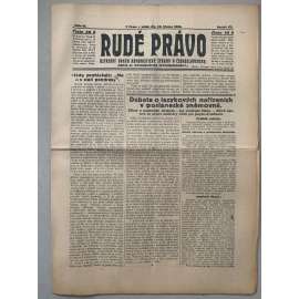 Rudé právo (12.3.1926) - 1. republika, staré noviny