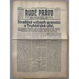 Rudé právo (6.3.1926) - 1. republika, staré noviny