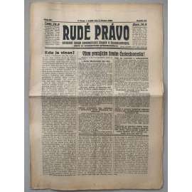 Rudé právo (7.3.1926) - 1. republika, staré noviny