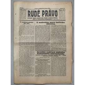 Rudé právo (3.3.1926) - 1. republika, staré noviny