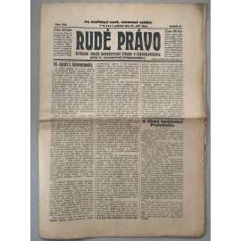 Rudé právo (27.9.1924) - 1. republika, staré noviny