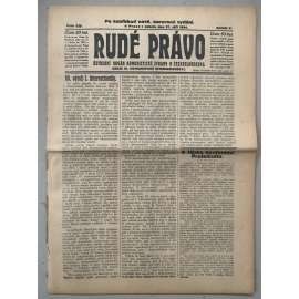 Rudé právo (27.9.1924) - 1. republika, staré noviny
