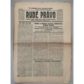 Rudé právo (30.9.1924) - 1. republika, staré noviny Rudé právo (30.9.1924) - 1. republika, staré noviny