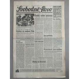 Svobodné slovo (30.6.1992) - staré noviny