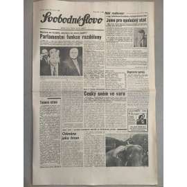 Svobodné slovo (26.6.1992) - staré noviny