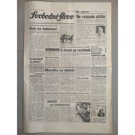 Svobodné slovo (24.6.1992) - staré noviny