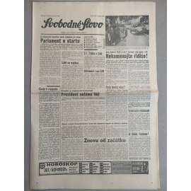 Svobodné slovo (23.6.1992) - staré noviny