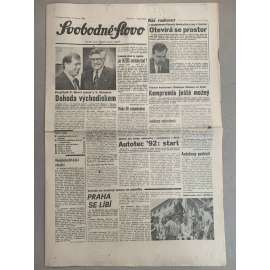 Svobodné slovo (17.6.1992) - staré noviny