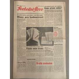 Svobodné slovo (6.6.1992) - staré noviny
