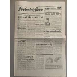 Svobodné slovo (27.5.1992) - staré noviny