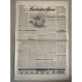 Svobodné slovo (4.5.1992) - staré noviny