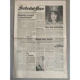 Svobodné slovo (27.4.1992) - staré noviny