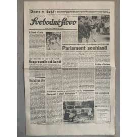 Svobodné slovo (23.4.1992) - staré noviny