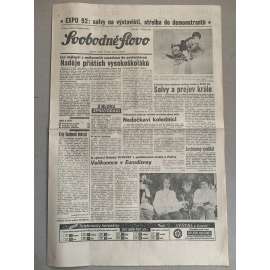 Svobodné slovo (21.4.1992) - staré noviny