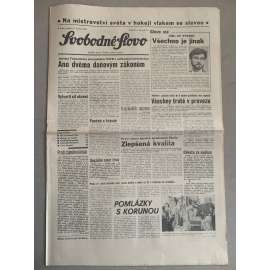 Svobodné slovo (17.4.1992) - staré noviny