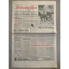 Svobodné slovo (11.4.1992) - staré noviny