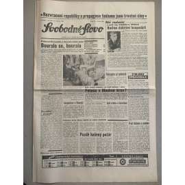 Svobodné slovo (16.3.1992) - staré noviny