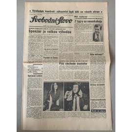 Svobodné slovo (4.2.1992) - staré noviny