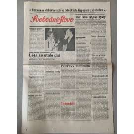 Svobodné slovo (11.1.1992) - staré noviny