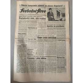 Svobodné slovo (7.1.1992) - staré noviny